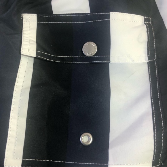 Bather Blue Black Striped swim Trunks XXl 38” - Picture 7 of 8